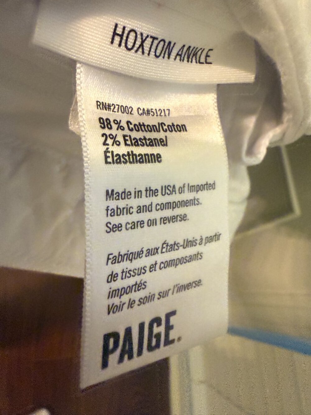 PAIGE White Skinny Jeans | Women’s Designer Denim | Size 29 - Picture 9 of 9